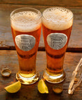 Bosque Ranch Wendell August 2 Piece Pilsner Glass Wooden Box