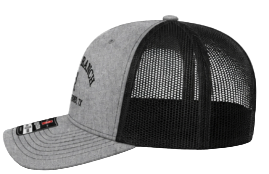 Bosque Ranch Weatherford, TX Richardson 112 Heather Gray & Black Cap