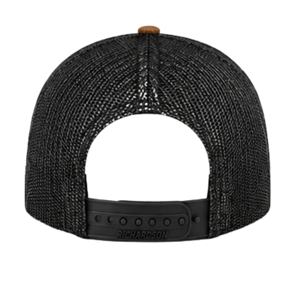 Bosque Ranch Richardson 112FPR Carmel & Black Rope Cap