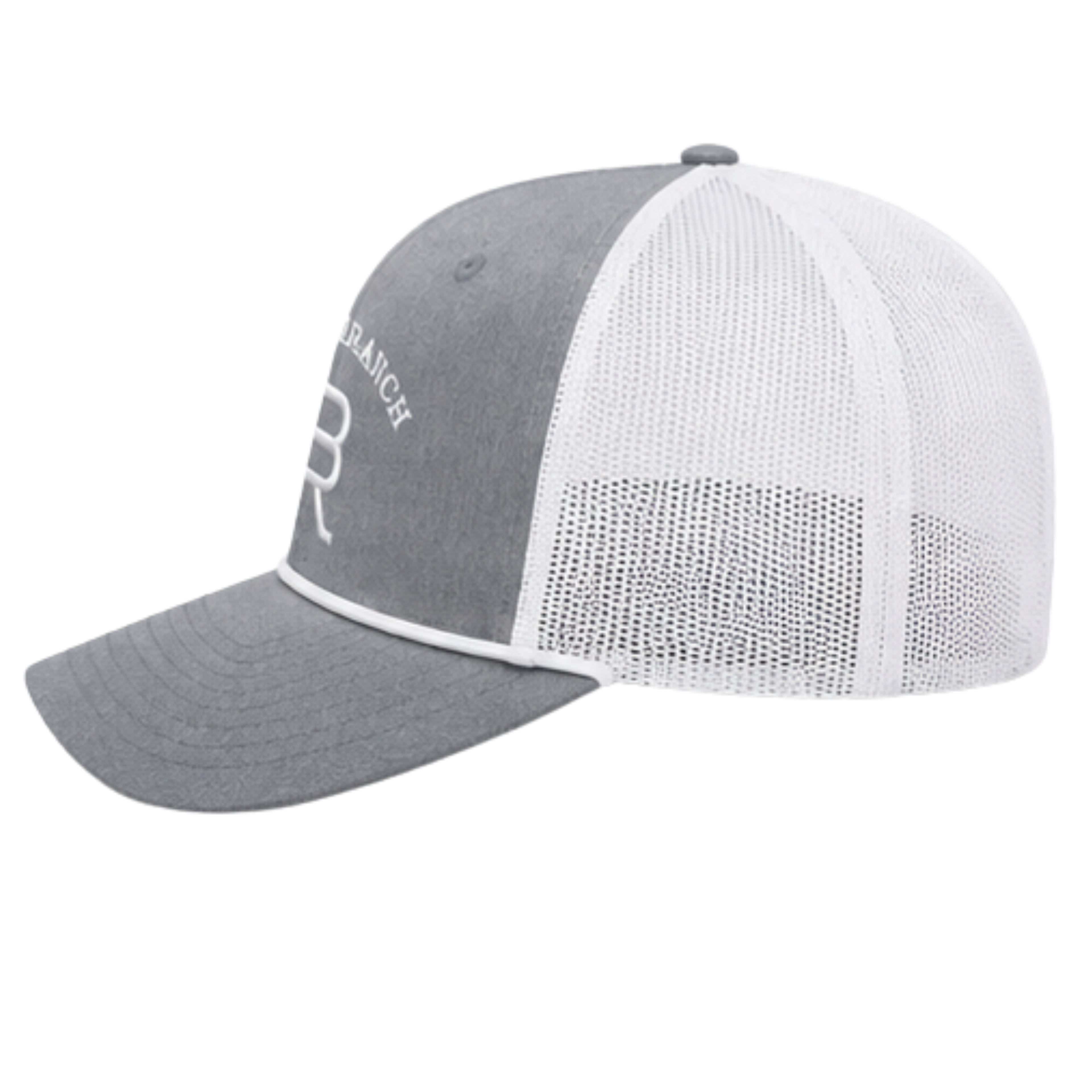 Bosque Ranch Richardson 112FPR Heather Gray & White Cap