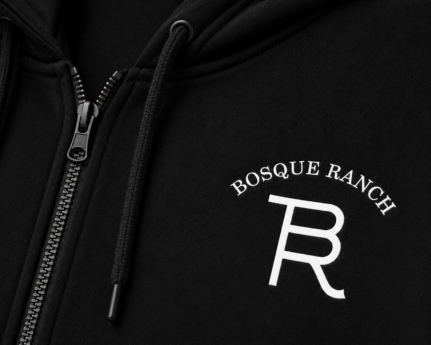 Bosque Ranch Zip Up Hoodie